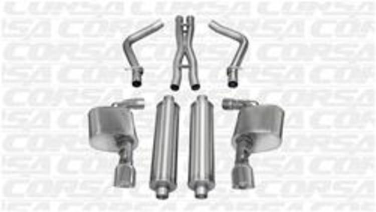 Corsa Sport Exhaust Polish Tips 11-14 Charger, Chrysler 300 6.4L